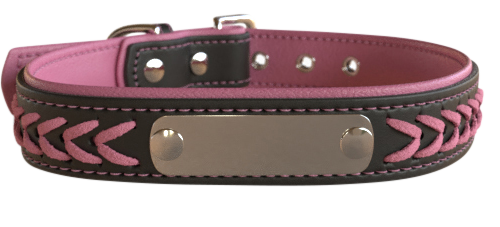 Collier Chien Personnalisé - Tressé